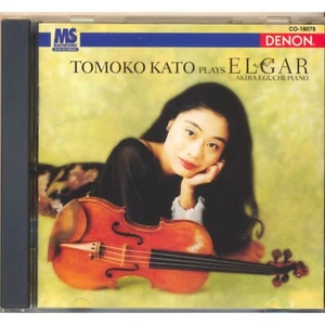 Tomato Kato Plays Elgar, Denon Records, CO-18078 USA 1998 CD. - Imagen 1 de 4