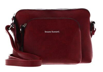 bruno banani Crossbody Bag Umhängetasche Tasche Burgundy Neu