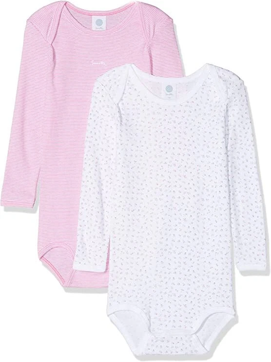 %% SANETTA DOPPELPACK LANGARMBODYS MÄDCHEN NEU GR.104 %%