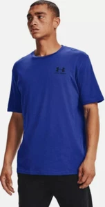 Under Armour Men's Sportstyle T-Shirt, Short Sleeve, Blue, Medium, Free Shipping - Picture 1 of 5