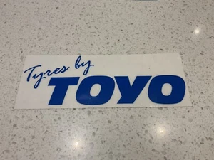 TOYO TYRES STICKER, CARS,MOTORCYCLE 4x4,4wd, caravans,RACING,UTES,V8,rally, 1 - Picture 1 of 2