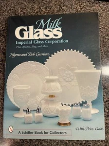 MILK GLASS: IMPERIAL GLASS CORPORATION PLUS OPAQUE, SLAG Myrna & Bob LIKE NEW - Bild 1 von 6