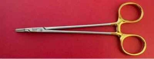 Lot of 5 pcs Aesculap DUROGRIP TC Needle Holder X-DEL tip 6-1/8" Ref: BM055R - Picture 1 of 3