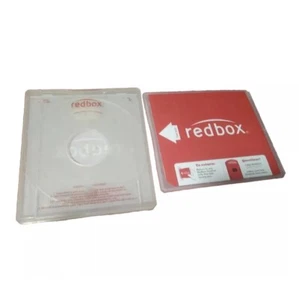 25 Empty Redbox CD/DVD/Blu-ray Disc Cases Hard Plastic - Picture 1 of 1