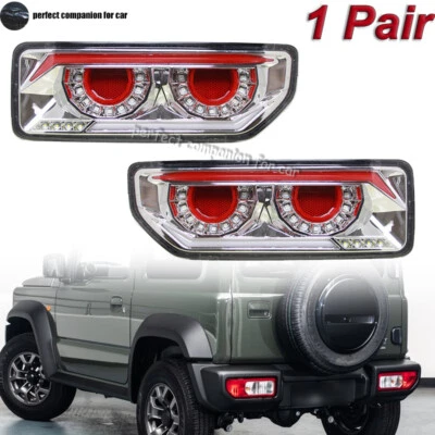 1 Pair LED Rear Brake Dynamic Turn Signal Tail Lamp For Suzuki Jimny 2019-2024 - Image 1 of 4