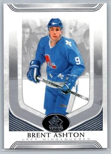 Brent Ashton Quebec Nordiques 2020-21 SP Signature Edition Legends #119 - Imagen 1 de 2
