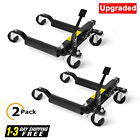 2 Pack Hydraulic Wheel Dolly Tire Jack Lift 3000Lbs Car Moving Dolly Positioning