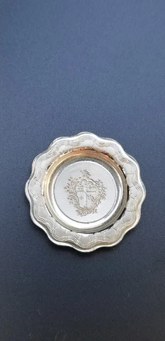 STERLING SILVER FRANKLIN MINT dollhouse MINIATURE MID GEORGIAN II PLATE ENGLISH Cover