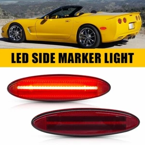 For Chevrolet Corvette C5 97-04 Rear Bumper Side Marker Lamps Brake Light New - Picture 1 of 17