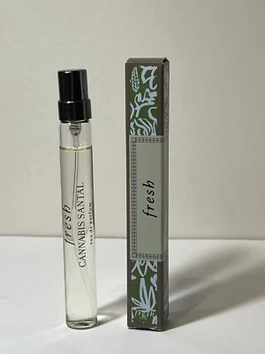 Fresh Cannabis Santal Eau De Parfum 0,3 oz/9 ml tamanho de viagem novo na caixa - Imagem 1 de 2