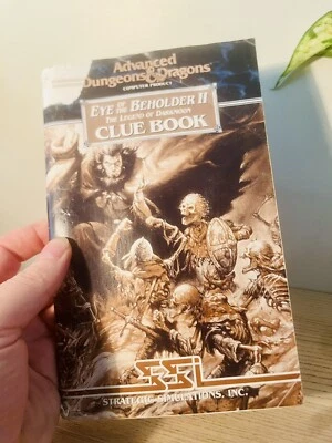 *FREE POST* AD&D Eye Of The Beholder 2: Legend of Darkmoon Clue Book (SSI, 1992) - Image 1 of 4