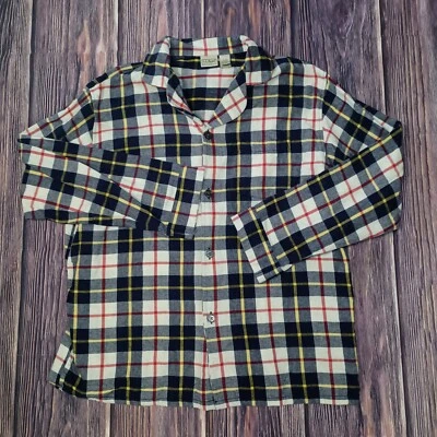 L.L. Bean Flannel Shirt Men's Tall XL Tall Plaid Thick Material - Image 1 of 4
