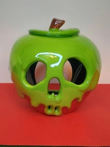 Disney Store Villains Snow White Poison Apple Tealight Holder Candle Evil Queen - Picture 1 of 7