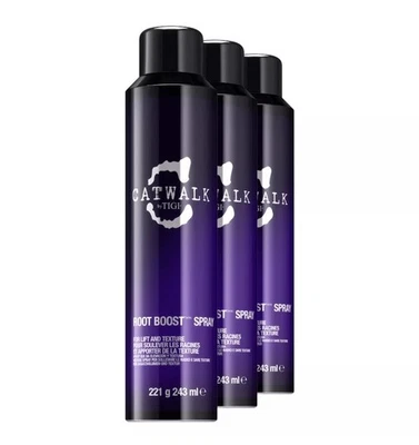 3 x Catwalk By Tigi Root Boost Spray For Lift And Texture In Hair 243ml