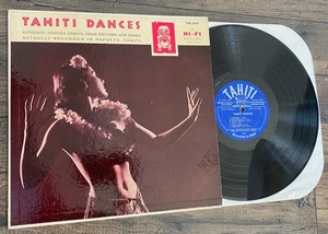TAHITI DANCES - Eddie Lund and His Native Tahitians - (1961) 12" Vinyl LP TR201 - Picture 1 of 17