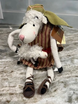 Hallmark DaySpring Really Woolly "Eli" Plush Nativity Shepherd Series w/Baby - Image 1 of 4