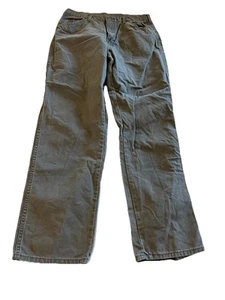 Vtg Dickies Carpenter Pants Cargo Baggy Jeans Mens 32X32 Faded Sage Green Skater - Picture 1 of 7