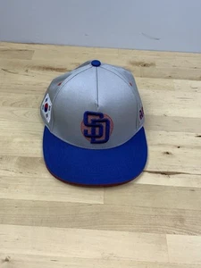 San Diego Padres Korea Heritage Theme Hat Snapback SGA Gray - Picture 1 of 7
