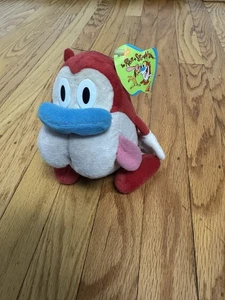 "Figura de muñeca de peluche Nickelodeon MTV Dakin Ren & Stimpy Show 1992 8"" de colección NUEVO con etiqueta" - Imagen 1 de 11