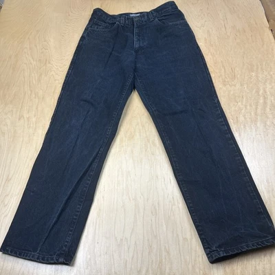 Pantalones de mezclilla vintage Structure para hombre calce relajado talla 34x32 pierna recta lavado oscuro Foto 1 de 4