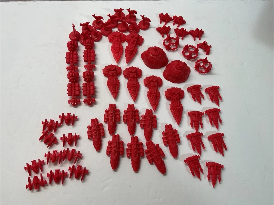 Twilight Imperium 3ª Edición ROJO Ejército Piezas y Tecnología Tarjetas de Repuesto Foto 1 de 4
