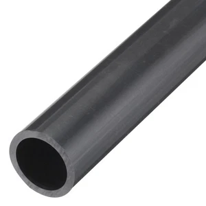 PVC Rigid Round Pipe 19.4mm ID 25mm OD 500mm Light Grey High Impact - Picture 1 of 6