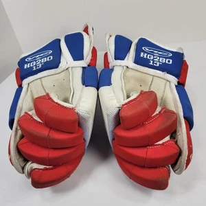 VIC HG280 13" Hockeyhandschuhe Vintage rot weiß blau - Bild 1 von 13