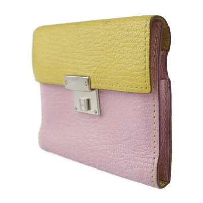 Mini estuche para tarjetas Hermes Click Chevre malva Sylvestre Joan Napoule solapa sello en D 810 Foto 1 de 4