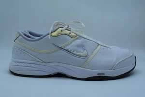 Nike Air Miller Retro White Leather Sneakers, 2009 Release, 354176-101 Size 9.5 - Picture 1 of 8