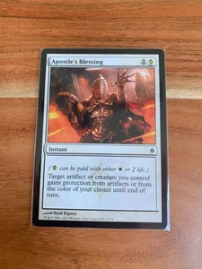 x1 MTG Apostle's Blessing LP New Phyrexia  Original Magic the Gathering - Picture 1 of 1