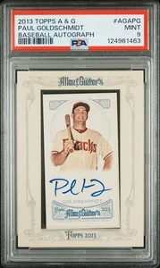Paul Goldschmidt PSA 9 2014 Topps Allen & Ginter Framed Mini Auto Pop 6, 1 Gem - Picture 1 of 4