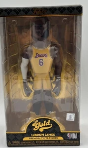 Figura Vinilo Premium Funko Oro 12 Pulgadas LeBron James NBA Lakers Nueva en Caja - Imagen 1 de 8