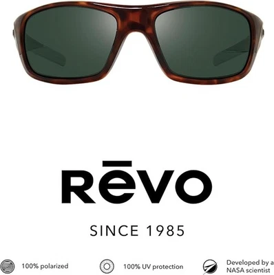 Revo | Gafas de sol envolventes deportivas con lentes de cristal de jaspe Foto 1 de 4