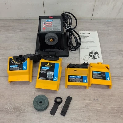 Plasplugs Sharpener Drill Knife Scissor Sharpener Module DCS407 Tested  - Image 1 of 4