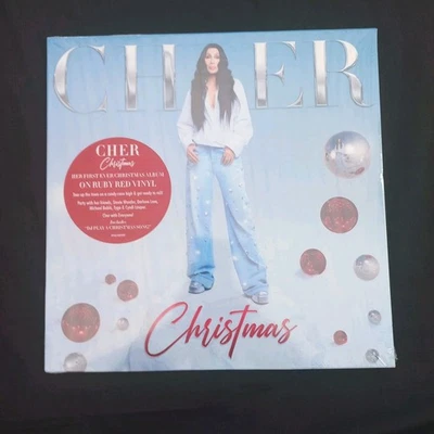 Cher – Christmas, Vinyl Album, Ruby Red, 2023, Brand New and Sealed. - Image 1 of 2