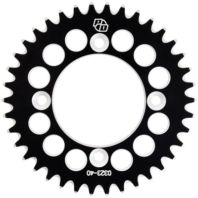 Primary Drive Rear Aluminum Sprocket 40 Tooth Black For Honda CRF110F 2013-2025 - Image 1 of 2