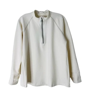 Coldpruf Creme Outdoor Wandern Activewear 1/4 Reißverschluss Stretchig Top 2XL - Bild 1 von 7