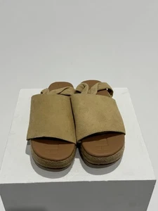 JAMES SMITH THE WRAP ESPADRILLE SAND SUEDE Size: 9 - Picture 1 of 5