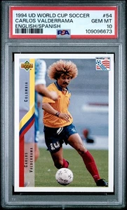 Carlos Valderrama 1994 Upper Deck World Cup Soccer #54 PSA 10. - Picture 1 of 2