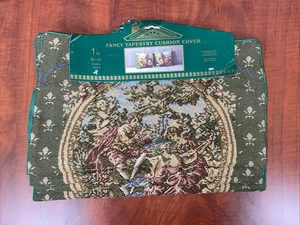 Charming Home Ausgefallene Gobelin Kissenbezüge 16”x16” Grün Menge 4 - Bild 1 von 6