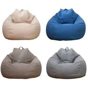 Large Bean Bag Chair Sofa Couch Cover Indoor Outdoor Lazy Lounger for Kids Adult - Picture 1 of 16