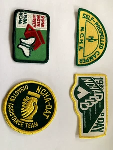 Lot of 4 Patches NCHA National Campers & Hikers Association - Picture 1 of 1