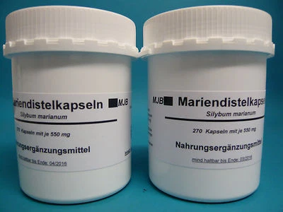 Mariendistel Kapseln 540 x 550 mg Silybum Silymarin