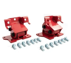 Soportes de motor Rudy's Performance rojos para 01-10 GMC Chevy LB7 LLY LBZ LMM Duramax - Imagen 1 de 3
