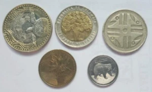 Lotto di 5 monete Colombia, 50,100,200,500,1000 pesos 001 - Foto 1 di 2