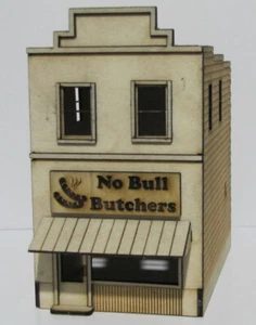 "Modelos de pista - escala N - corte láser ""Tienda de carniceros"" - SM063 - Imagen 1 de 3