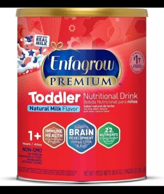 (4 Pack) Enfagrow Premium Non-GMO Toddler Formula 36.6 oz ( 1YRS PLUS) EXP 07/25 - Image 1 of 4