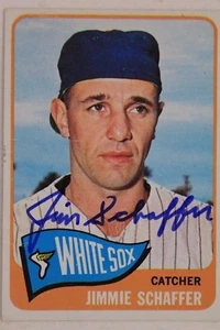 Jimmie Schaffer Autographed 1965 Topps #31 Signed Card Chicago White Sox 17G - Picture 1 of 1