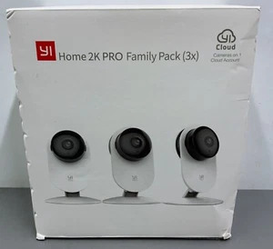 YI Pro 2K 3PC Indoor Home Security Cameras - Picture 1 of 3