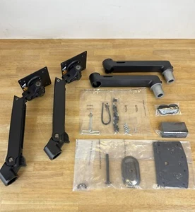 Ergotron LX Dual Stacking Arm Tall Pole (matte black) - Picture 1 of 6